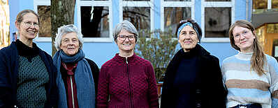 v.l.n.r.: Julia Selg, Gisela Braune, Christine Lempelius, Brigitta Coenen, Merit Brinks